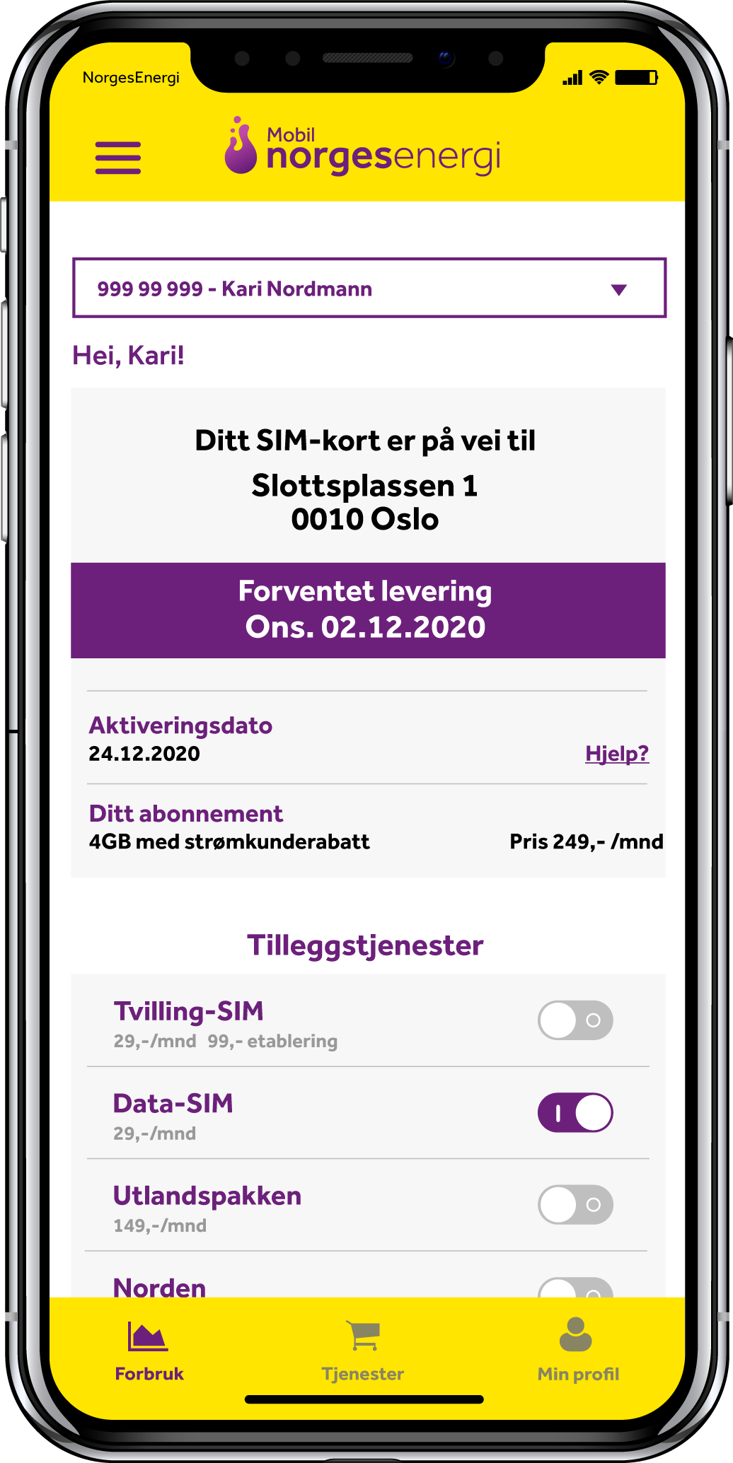 NorgesEnergi Mobil App