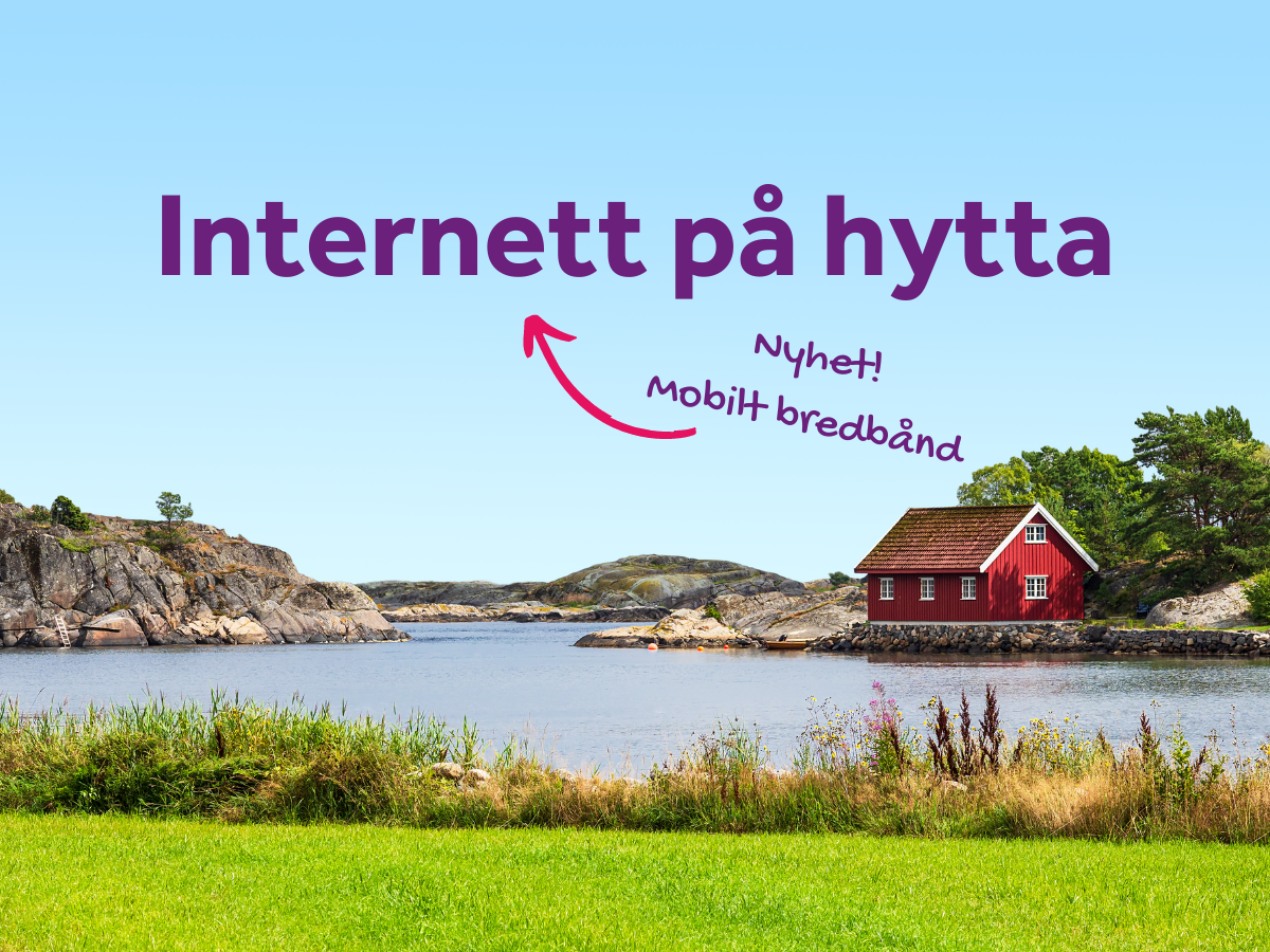 internett på hytta | mobilt bredbånd fra norgesenergi mobil